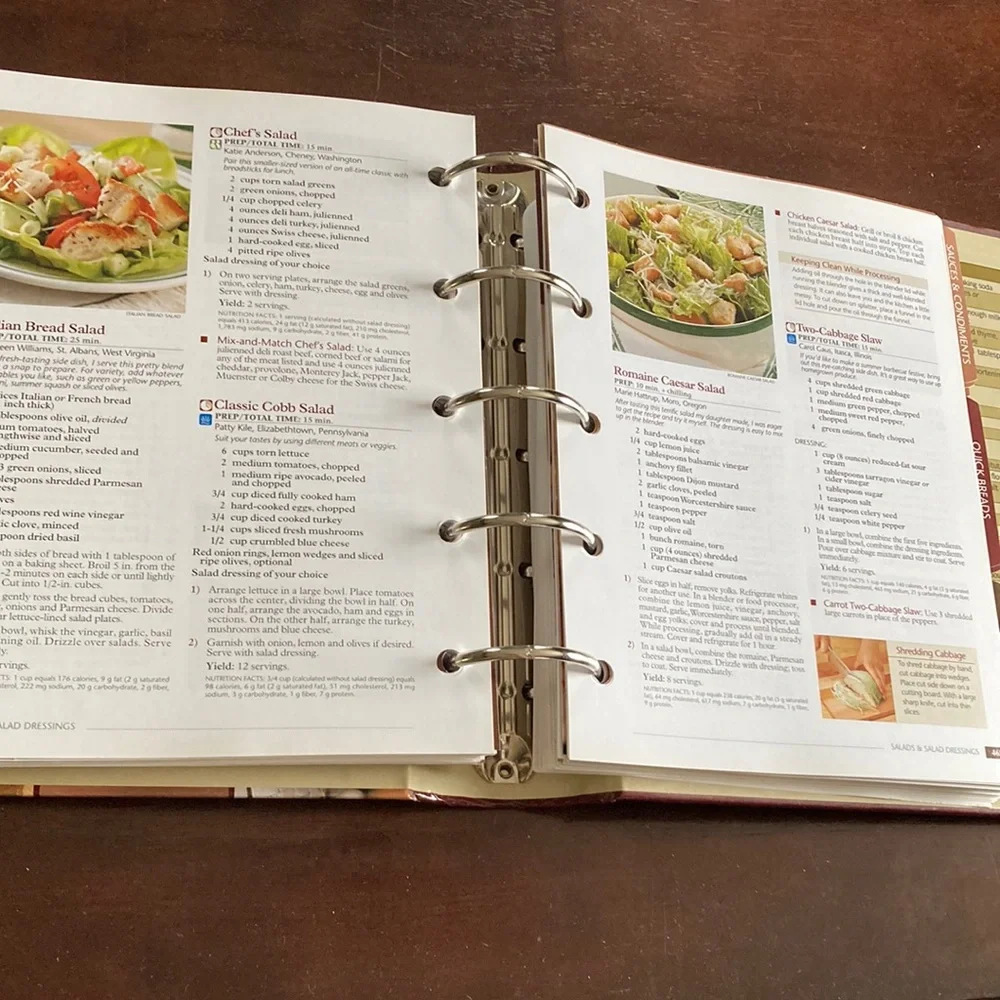 ✅Taste Of Home Red and White Kitchen Cookbook